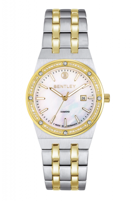 Product SKU: 1708-102LTWSCase Material: Gold two tone stainless steel,Case with 40pcs DiamondCase Size: 33.0mm x 33.0mm Dial Size: 25.0mmDial Color: White MOPCrystal: Sapphire crystal with anti-reflective treatmentCrown: 4.0mmMovement: GN10(3H+date)