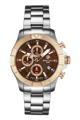 Product SKU: BL1796-50WDI-DCase Material: Rose gold two tone stainless steelCase Size: 43.0mm X 51.0mmDial Size: 34.0mmDial Color: Brown dialCrystal: Sapphire crystal glassCrown: 7.0mmMovement: VD57 (Chronograph sec./1/10 sec.)