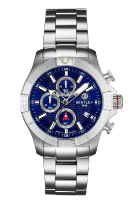 Product SKU: BL1796-50WNICase Material: All stainless steelCase Size: 43.0mm X 51.0mmDial Size: 34.0mmDial Color: Blue dialCrystal: Sapphire crystal glassCrown: 7.0mmMovement: VD57 (Chronograph sec./1/10 sec.)