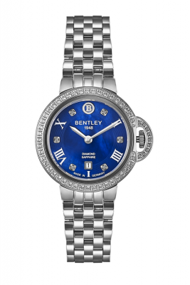 Product SKU: 1818-102LWNI-SCase Material: All stainless steel,Case with  52pcs white sapphireCase Size: 32.0mm X 32.0mmDial Size: Ø 23.5mmDial Color: Blue MOP dial with 6pcs diamondCrystal: Sapphire crystal glassCrown: 5.5mmMovement: GN15