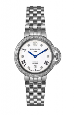 Product SKU: 1818-102LWWI-SCase Material: All stainless steel,Case with  52pcs white sapphireCase Size: 32.0mm X 32.0mmDial Size: Ø 23.5mmDial Color: White MOP dial with 6pcs diamondCrystal: Sapphire crystal glassCrown: 5.5mmMovement: GN15