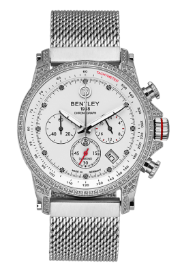 Product SKU: 1794-302WWI-MS1Case Material: All stainless steel,Case with 233pcs white sapphireCase Size: 43.0mm X 51.2mmDial Size: 37.0mm X 37.0mmDial Color: Silver dial with 12pcs diamondBracelet:  Mesh bandCrystal: Sapphire crystal with anti-reflective treatmentCrown: 7.0mmMovement: VK63