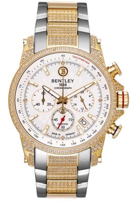 Product SKU: 1794-602TWI-SCase Material: Gold two tone stainless steel,Case with 233pcs white sapphireCase Size: 43.0mm X 51.2mmDial Size: 37.0mm X 37.0mmDial Color: Silver dial with 4pcs diamondBracelet:  Band with 154pcs white sapphireCrystal: Sapphire crystal with anti-reflective treatmentCrown: 7.0mmMovement: VK63