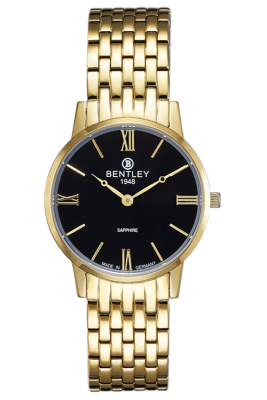 Product SKU: 1829-10LKBICase Material: Gold tone stainless steelCase Size: 32.0mm X 38.0mmDial Size:  27.5 mmDial Color: Black dialCrystal: Sapphire crystal glassCrown: 3.0mmMovement: GL20