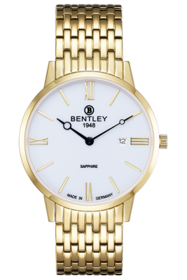 Product SKU: 1829-10MKWICase Material: Gold tone stainless steelCase Size: 39.0mm X 46.4mmDial Size:  34.0 mmDial Color: White dialCrystal: Sapphire crystal glassCrown: 4.0mmMovement: GM15