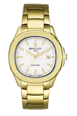 Product SKU: 1869-10MKWICase Material: Gold tone stainless steel Case Size: 40.0mm X 44.5mmDial Size: Ø 28.7 mmDial Color: White dial Crystal: Sapphire crystal glassCrown: 5.5mmMovement: GM10