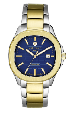 Product SKU: 1869-10MTNICase Material: Gold two tone stainless steelCase Size: 40.0mm X 44.5mmDial Size: Ø 28.7 mmDial Color: Blue dial Crystal: Sapphire crystal glassCrown: 5.5mmMovement: GM10