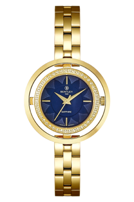 Product SKU: 1868-101LKNIDescription: Gold tone stainless steelCase Material: Case with  45 pcs white sapphireCase Size: 32.0mm X 32.0mmDial Size: Ø 19.5mmDial Color: Blue dial Crystal: Sapphire crystal glassCrown: 3.5mmMovement: VJ21