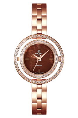 Product SKU: 1868-201LRDIDescription: Rose gold tone stainless steelCase Material: Case with  95 pcs white sapphireCase Size: 32.0mm X 32.0mmDial Size: Ø 19.5mmDial Color: Brown MOP dial Crystal: Sapphire crystal glassCrown: 3.5mmMovement: VJ21