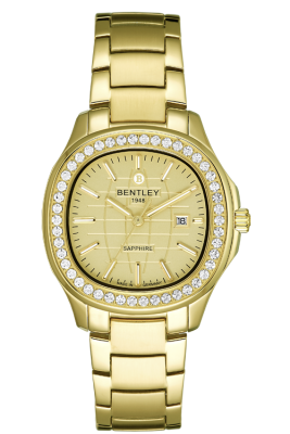 Product SKU: BL1869-101LKKIDescription: Gold tone stainless steelCase Material: Case with 48pcs white sapphireCase Size: 36.0mm X 40.4mmDial Size: Ø 24.7mmDial Color: Gold dial Crystal: Sapphire crystal glassCrown: Ø 4.5mmMovement: GN12