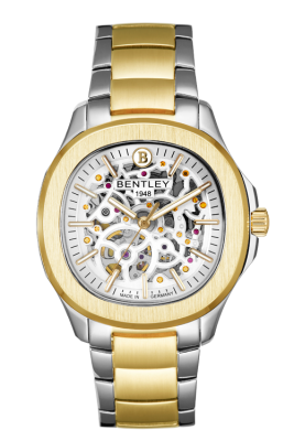 Product SKU: BL1869-55MTWICase Material: Gold two tone stainless steelCase Size: 41.0mm X 46.5mmDial Size: Ø 29.7mmDial Color: White dialCrystal: Sapphire crystal glassCrown: Ø 5.5mmMovement: 8N24 / Automatic