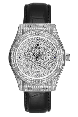 Product SKU: BL2206-152MWCBSDescription: Case with 310pcs white sapphireCase Material: Stainless steel caseCase Size: 45.0mm X 55.0mmDial Size: Ø 32.0mmDial Color: Silver dial with 8pcs diamond , 4pcs blue sapphire 395pcs white sapphireBracelet:  Black calfskin leather strapCrystal: Sapphire crystal glassCrown: Ø 6.5mmMovement: MIYOTA 8215