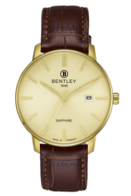 Product SKU: BL2219-10MKKDCase Material: Gold tone caseCase Size: 41.0mm X 47.0mmDial Size: Ø37.5 mmDial Color: Gold dialBracelet:  Brown calfskin leather strapCrystal: Sapphire crystal glassCrown: 6.0mmMovement: VX42