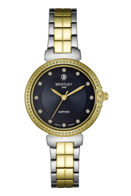 Product SKU: BL2220-10LTNI-SCase Material: Gold two tone stainless steelCase Size: 32.0mm X 41.0mmDial Size: Ø25.5 mmDial Color: Blue dial with 12pcs stone Crystal: Sapphire crystal glassCrown: 3.5mmMovement: 2035