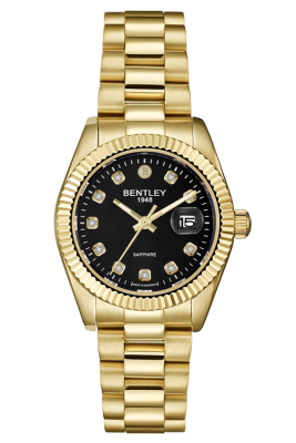 Product SKU: BL2333-10LKBICase Material: Gold tone stainless steelCase Size: 30.0mm X 36.0mmDial Size: Ø 22.5mmDial Color: Black dial with 10pcs white sapphireCrystal: Sapphire crystal glassCrown: Ø 5.0mmMovement: GL12