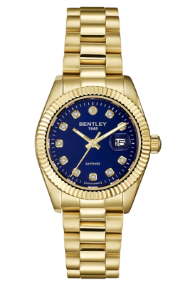 Product SKU: BL2333-10LKNICase Material: Gold tone stainless steelCase Size: 30.0mm X 36.0mmDial Size: Ø 22.5mmDial Color: Blue dial with 10pcs white sapphireCrystal: Sapphire crystal glassCrown: Ø 5.0mmMovement: GL12