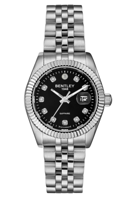 Product SKU: BL2333-10LWBICase Material: All stainless steelCase Size: 30.0mm X 36.0mmDial Size: Ø 22.5mmDial Color: Black dial with 10pcs white sapphireCrystal: Sapphire crystal glassCrown: Ø 5.0mmMovement: GL12