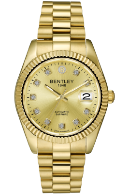 Product SKU: BL2333-15MKKICase Material: Gold tone stainless steelCase Size: 41.0mm X 49.0mmDial Size: Ø 31.0mmDial Color: Gold dial with 10pcs white sapphireCrystal: Sapphire crystal glassCrown: Ø 6.0mmMovement: NH35 / AUTOMATIC