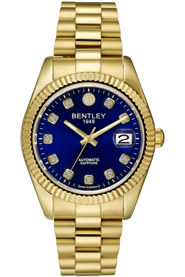 Product SKU: BL2333-15MKNICase Material: Gold tone stainless steelCase Size: 41.0mm X 49.0mmDial Size: Ø 31.0mmDial Color: Blue dial with 10pcs white sapphireCrystal: Sapphire crystal glassCrown: Ø 6.0mmMovement: NH35 / AUTOMATIC