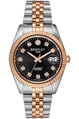 Product SKU: BL2333-15MTBI-RCase Material: Rose gold two tone stainless steelCase Size: 41.0mm X 49.0mmDial Size: Ø 31.0mmDial Color: Black dial with 10pcs white sapphireCrystal: Sapphire crystal glassCrown: Ø 6.0mmMovement: NH35 / AUTOMATIC