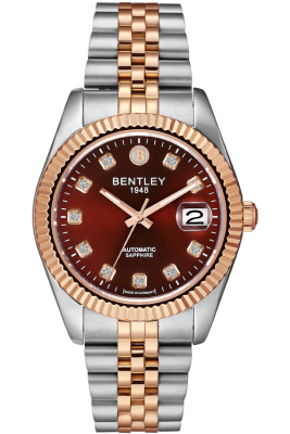 Product SKU: BL2333-15MTDI-RCase Material: Rose gold two tone stainless steelCase Size: 41.0mm X 49.0mmDial Size: Ø 31.0mmDial Color: Brown dial with 10pcs white sapphireCrystal: Sapphire crystal glassCrown: Ø 6.0mmMovement: NH35 / AUTOMATIC