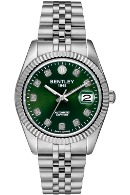 Product SKU: BL2333-15MWGICase Material: All stainless steelCase Size: 41.0mm X 49.0mmDial Size: Ø 31.0mmDial Color: Green dial with 10pcs white sapphireCrystal: Sapphire crystal glassCrown: Ø 6.0mmMovement: NH35 / AUTOMATIC