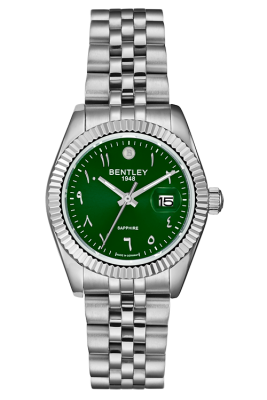 Product SKU: BL2333-20LWGADescription: All stainless steelCase Size: 30.0mm X 36.0mmDial Size: Ø 22.5mmDial Color: Green dial Crystal: Sapphire crystal glassCrown: 5.0mmMovement: GL12