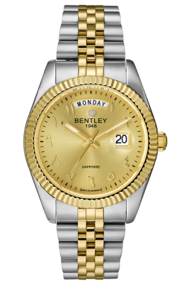 Product SKU: BL2333-20MTKA-KDescription: Gold two tone stainless steelCase Size: 41.0mm X 49.0mmDial Size: Ø 31.0mmDial Color: Gold dialCrystal: Sapphire crystal glassCrown: Ø 6.0mmMovement: VJ55