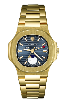 Product SKU: BL2340-20MKNICase Material: Gold tone stainless steelCase Size: 41.0mm X 46.5mmDial Size: Ø 32.0mmDial Color: Blue dialCrystal: Sapphire crystal glassCrown: Ø 6.0mmMovement: 6P80 / Moonphase