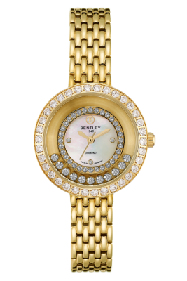 Product SKU: BL2418-102LKWIDescription: Gold tone stainless steelCase Material: Case with 35pcs CZCase Size: 32.0mm X 36.5mmDial Size: Ø 14.8mmDial Color: White MOP dial with 3pcs diamond & 43pcs CZCrystal: Sapphire crystal glassCrown: 4.0mmMovement: GL32