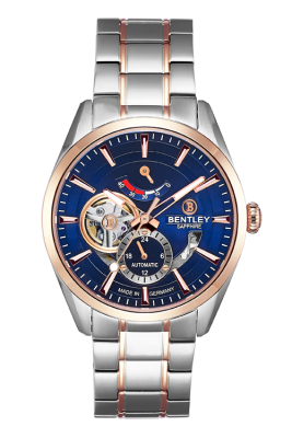 Product SKU: BL2431-15MTNI-RDescription: Rose gold two tone stainless steelCase Size: 41.0mm X 47.5mmDial Size: Ø 35.0mmDial Color: Blue dialCrystal: Sapphire crystal glassCrown: 6.5mmMovement: YN84A / Automatic