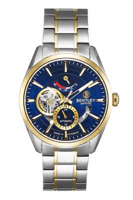 Product SKU: BL2431-15MTNIDescription: Gold twotone stainless steelCase Size: 41.0mm X 47.5mmDial Size: Ø 35.0mmDial Color: Blue dialCrystal: Sapphire crystal glassCrown: 6.5mmMovement: YN84A / Automatic